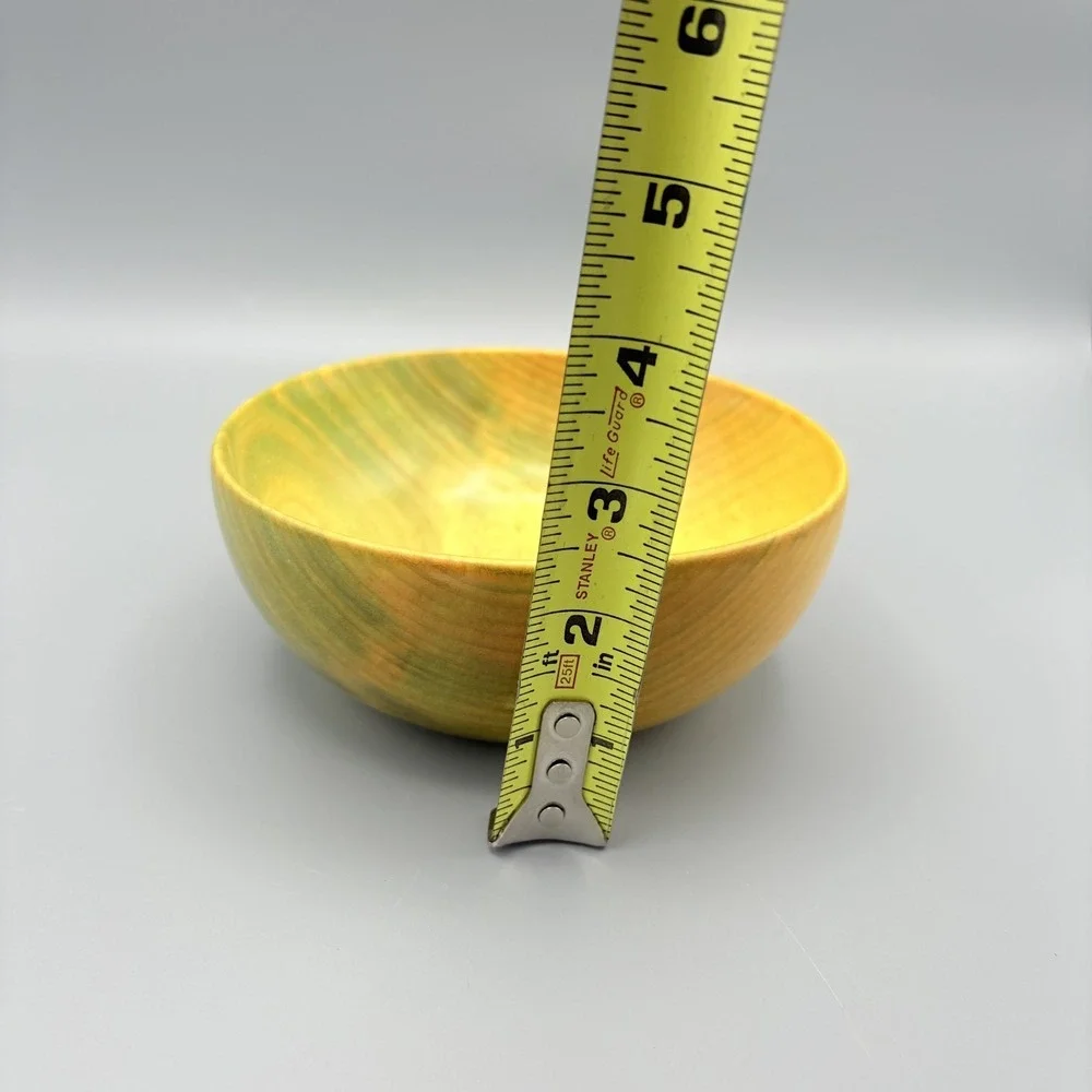 Quaking Aspen Wood Small Bowls (4) Hand Turned Kitchen Set of 4 Made in USA‎